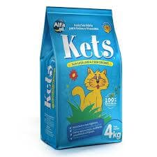 [Areia Sanitária Higiênica Para Gatos Anti Odor Kets Pacote de 4kg