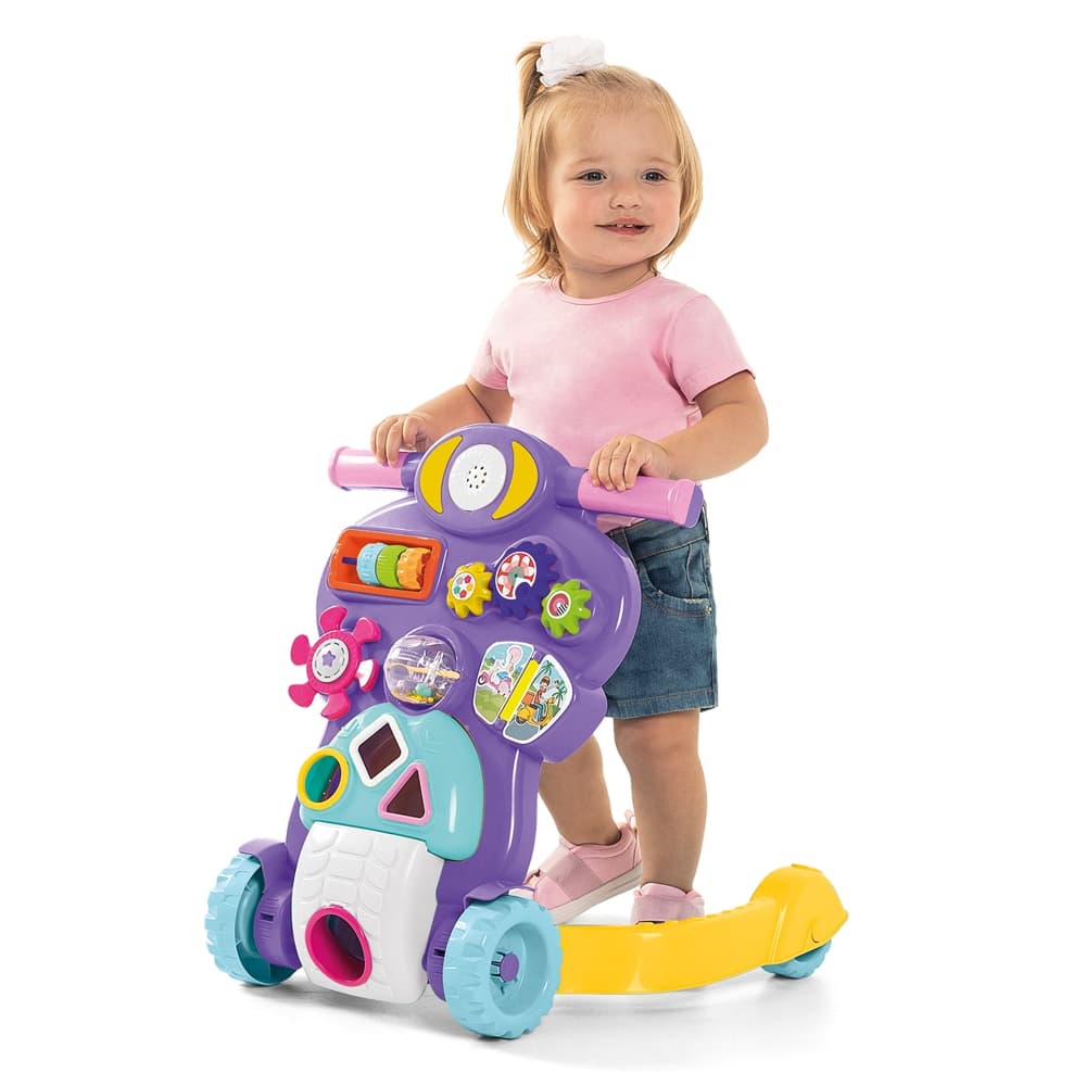 Andador Bebê Piloto Menina 0888 Calesita