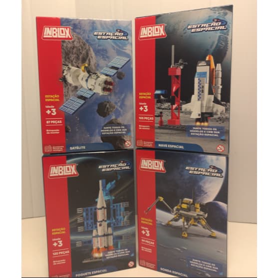 Kit Blocos de Montar - Estação Espacial - Compatível com Lego - 178 peças