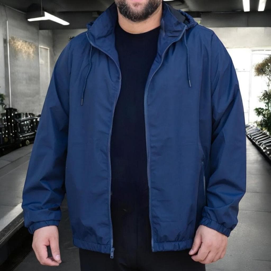 Jaqueta Corta Vento Masculina P ao G4 Impermeável Com Capuz