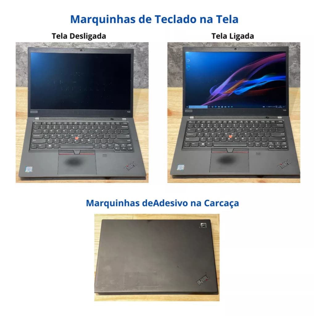 Notebook Lenovo Thinkpad T490/T480 16gb Ssd 512gb Recondicionado Excelente Estado