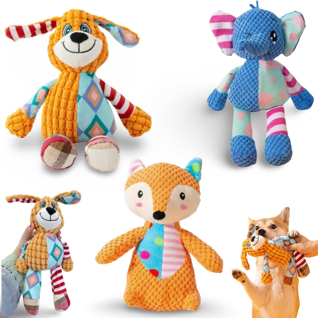 Brinquedo para Cachorro Com Som de Plástico Pet Para Cães e Gatos Lulu Brinquedo Pet Pelúcia