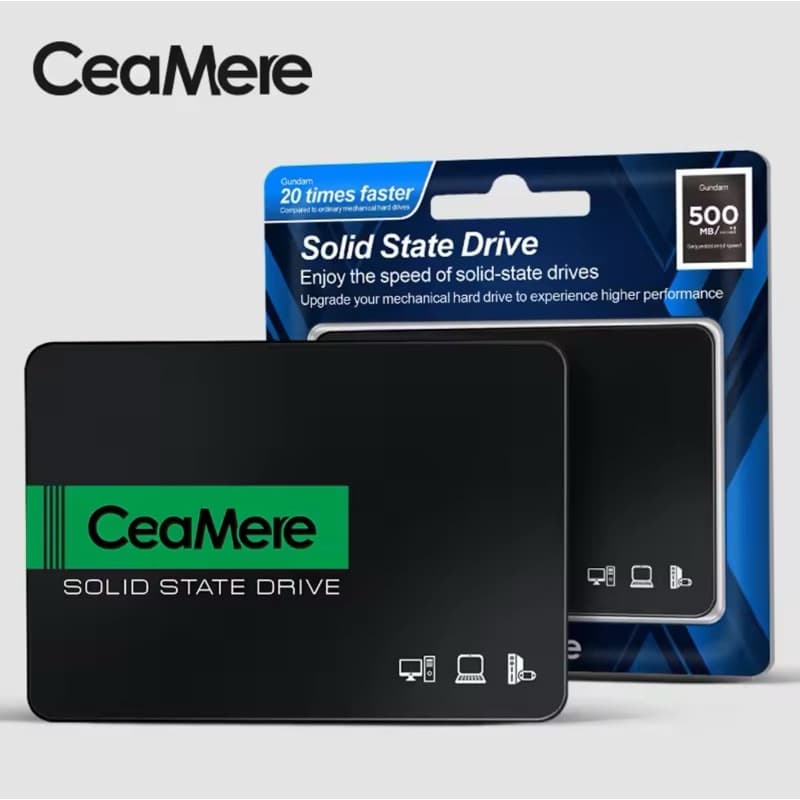 HD SSD CEAMERE 120GB 240GB 480GB 2.5" SATA 3 PARA DESKTOP OU NOTEBOOK - LACRADO/ENVIO IMEDIATO