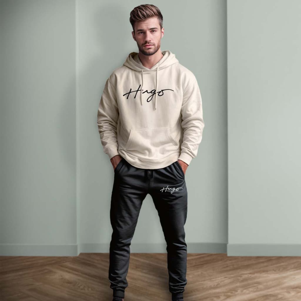 Conjunto Moletom Calça Blusa Frio Masculina Agasalho Abrigo Inverno Oferta