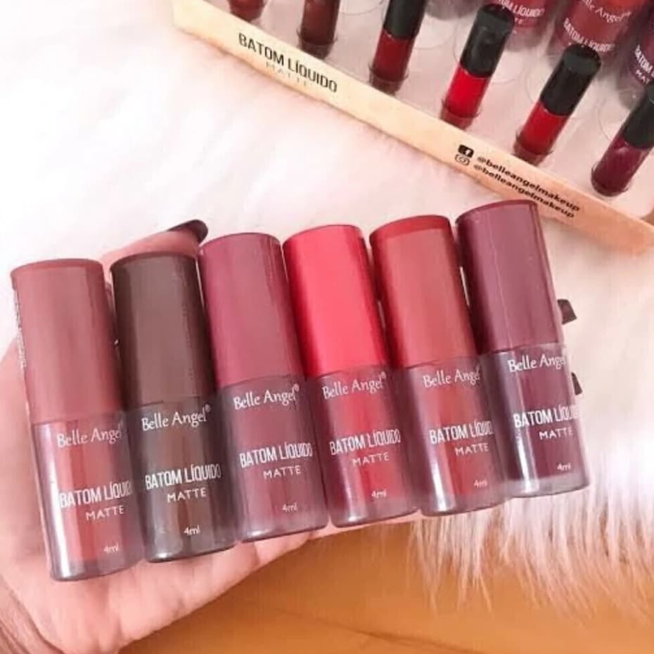 Batom Belle Angel Matte Líquido Conforto e Beleza para Seus Lábios