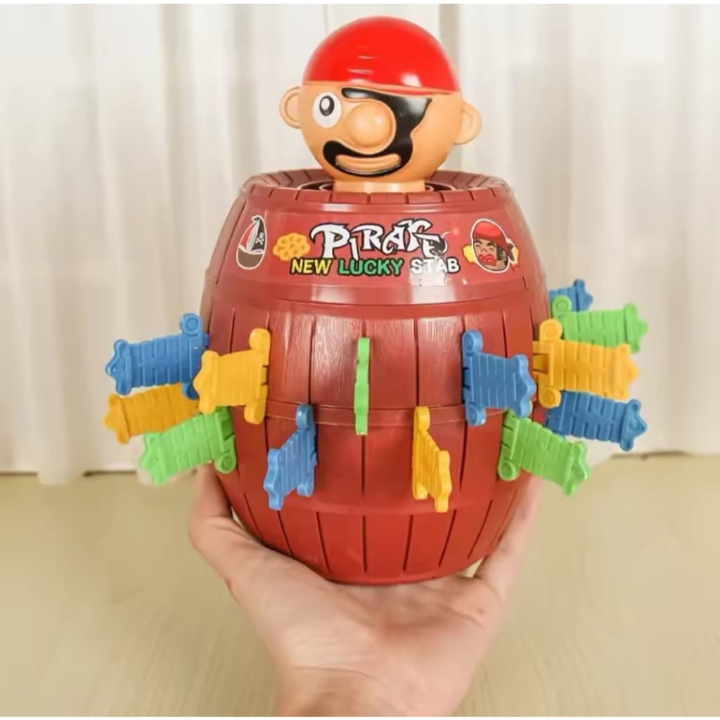 AGORA EM TAMANHO GRANDE Jogo Infantil Pula Pirata Brinquedo Interativo de Mesa Educativo Criança Kids Diversão Familia