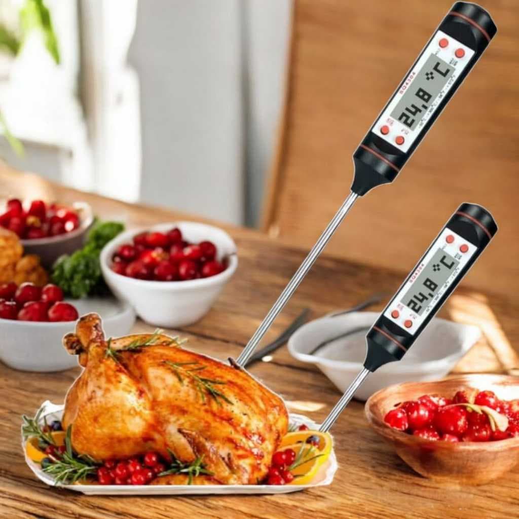 Termômetro Culinário Digital Alimento Bebida Mamadeira Óleo