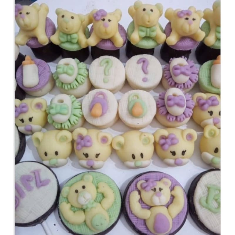 Docinho de leite em pó. Tema urso, chá revelação, chá de bebê.10 unidades. Doce de leite Ninho. Aniversário infantil.