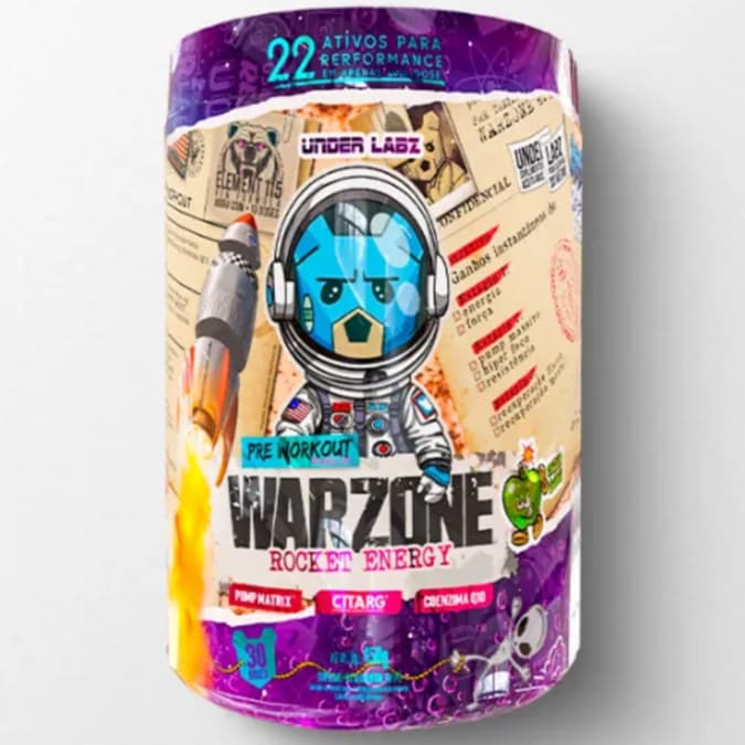 Pré Treino Warzone Rocket Energy 450g - Under Labz
