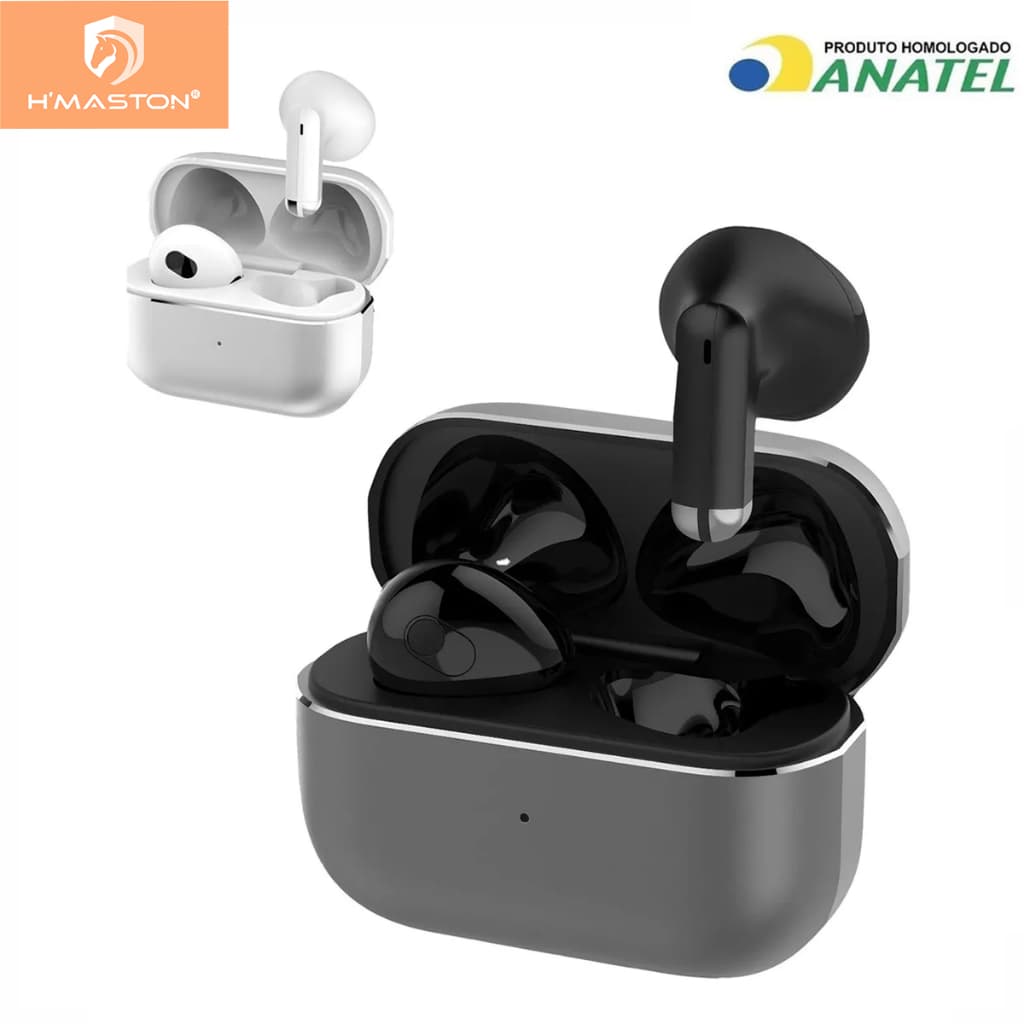 H'maston RS-13 Fone de ouvido in-ear sem fio Sem Fio Fone BluetoothS 5.3 com Microphone TWS