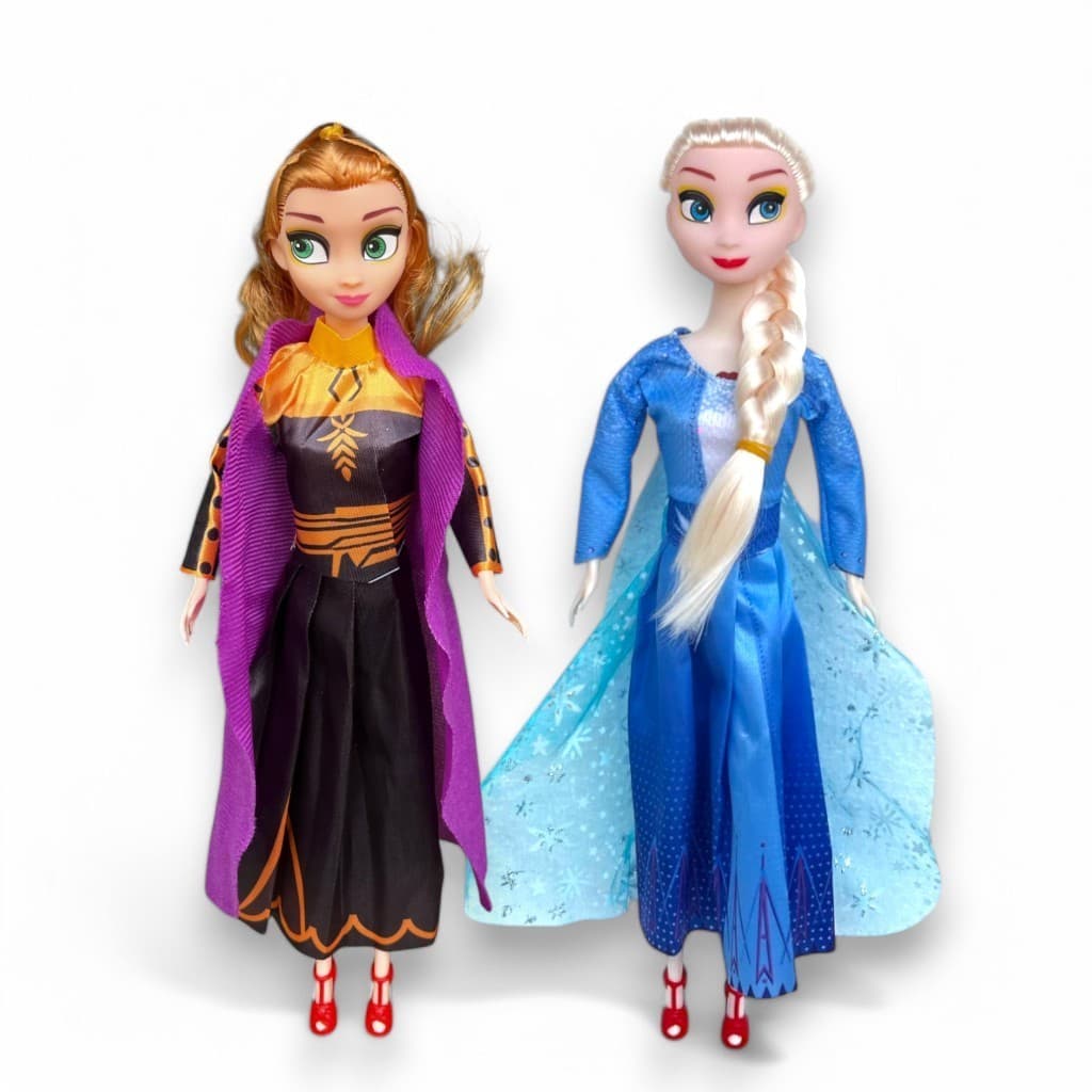 Boneca Frozen Elsa e Anna Musical Articulada 30cm Infantil
