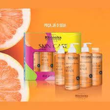Kit Skin Care Tratamento Anti-Idade Com Ácido Hialurônico E Vitamina C