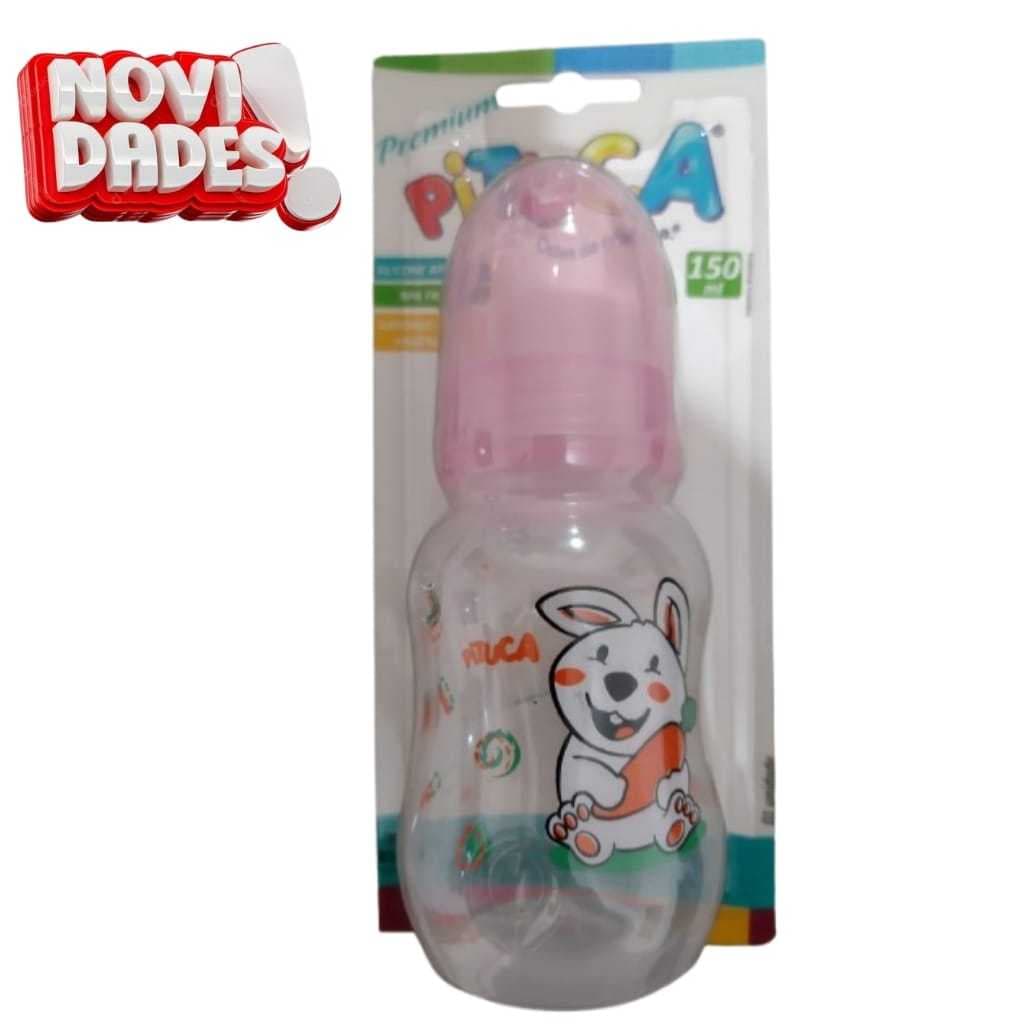 MAMADEIRA 150ML PITUCA CORES AZUL/ROSA