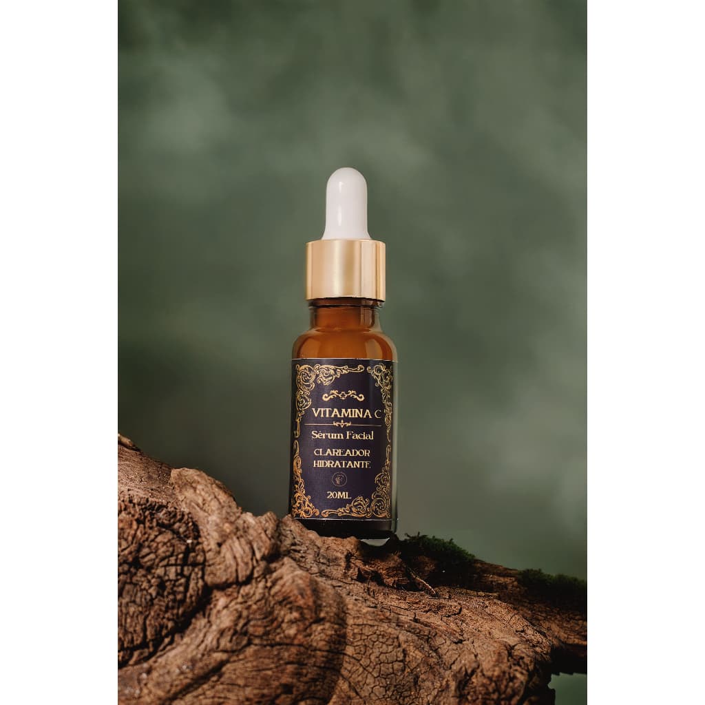 Skin Care Cuidado Facial Sérum de Vitamina C Pura Concentrada Ácido Ascórbico Estabilizado Uniformiza Clareia Hidratada