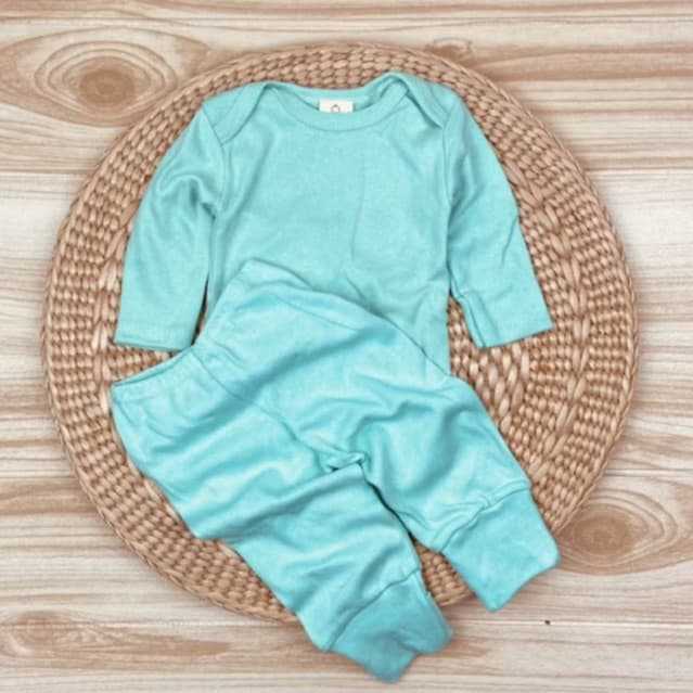 Borie Inverno Bebê Menino Menina 100% Algodão Quentinho: Body Manga Longa + Calça Mijão Vira Pé Fofo Body Bebê