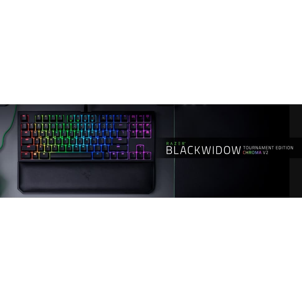 Teclado Mecânico Blackwidow Tournament Chroma V2 Orange Switch, Razer, Teclados, Preto, RZ03-02190700-R3M1