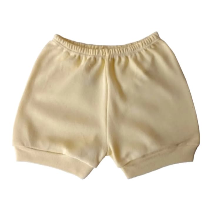 Kit 09 Peças - Short Liso Roupa De Bebê Tapa Fralda Atacado