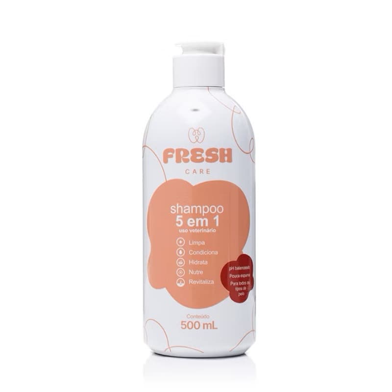 Shampoo Fresh Care 5 em 1 para Cães