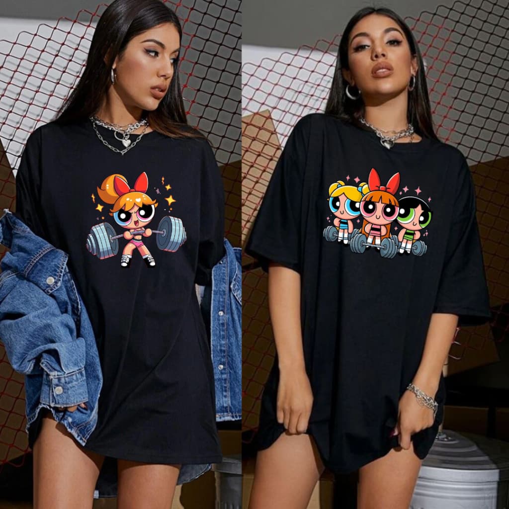 Kit 2 Camisetas Blusa Tshirt Academia Feminina Pretas Treino Crossfit Fitness Musculação 363