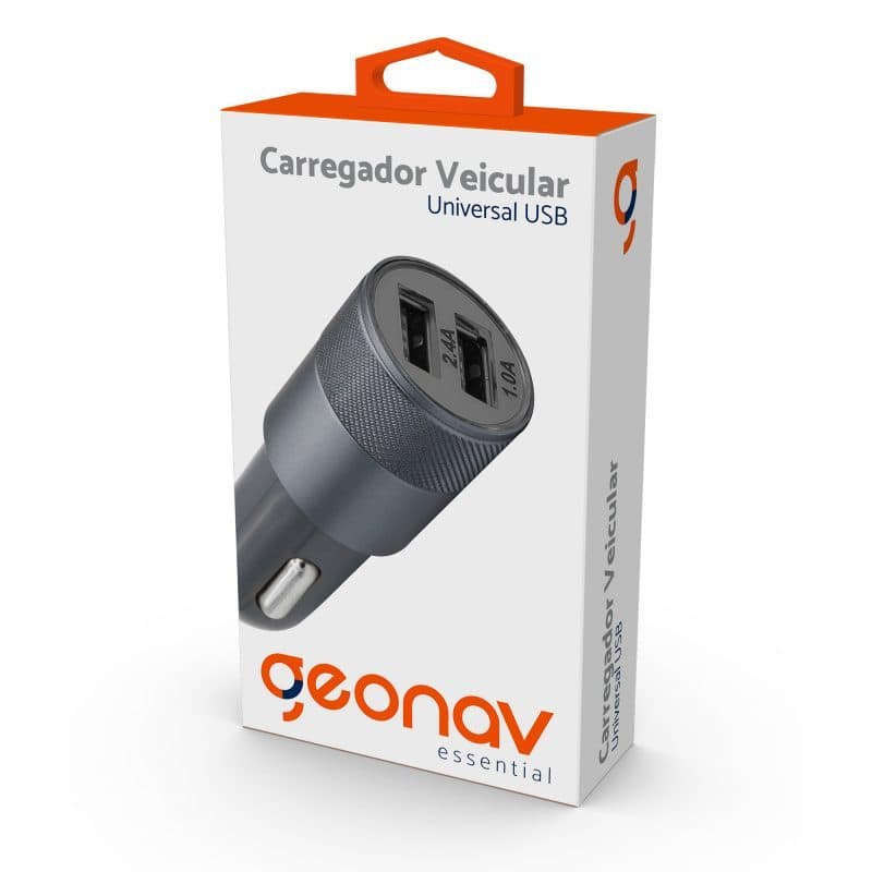 Carregador Veicular Universal Essential