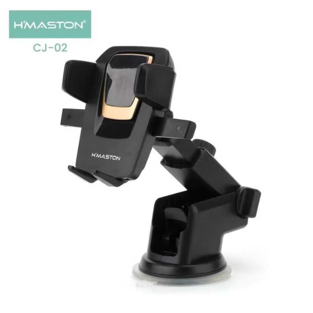 Suporte Para Celular Carro Ventosa Gps Trava Automática Preto Para iPhone Android Rotação180°