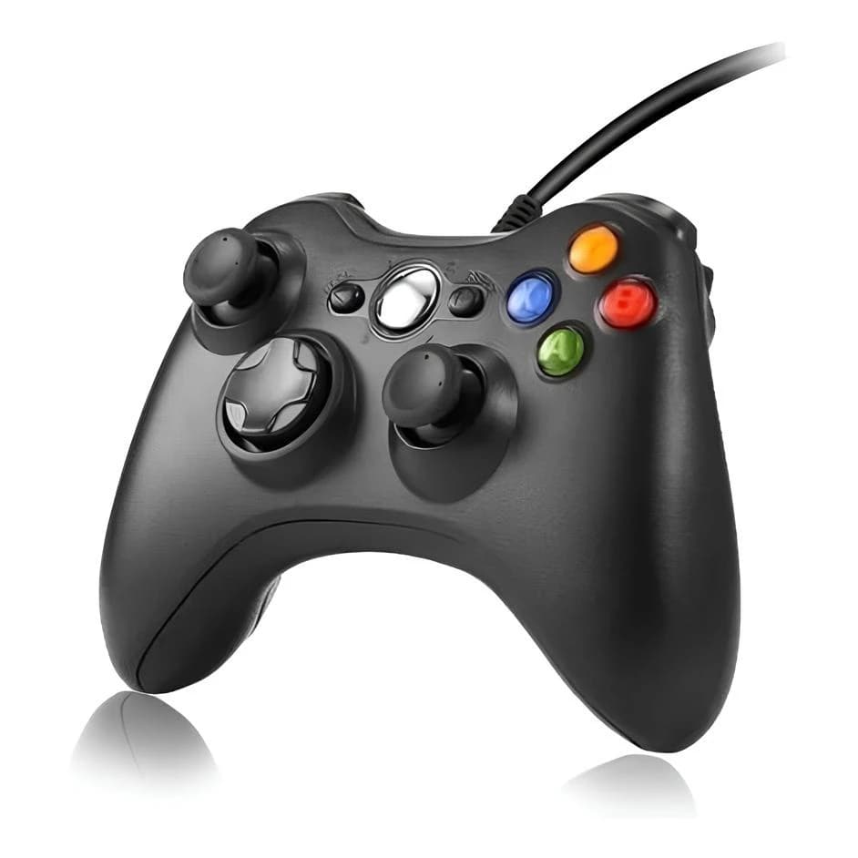 Controle Para Xbox 360 Com Fio - Video Game e PC
