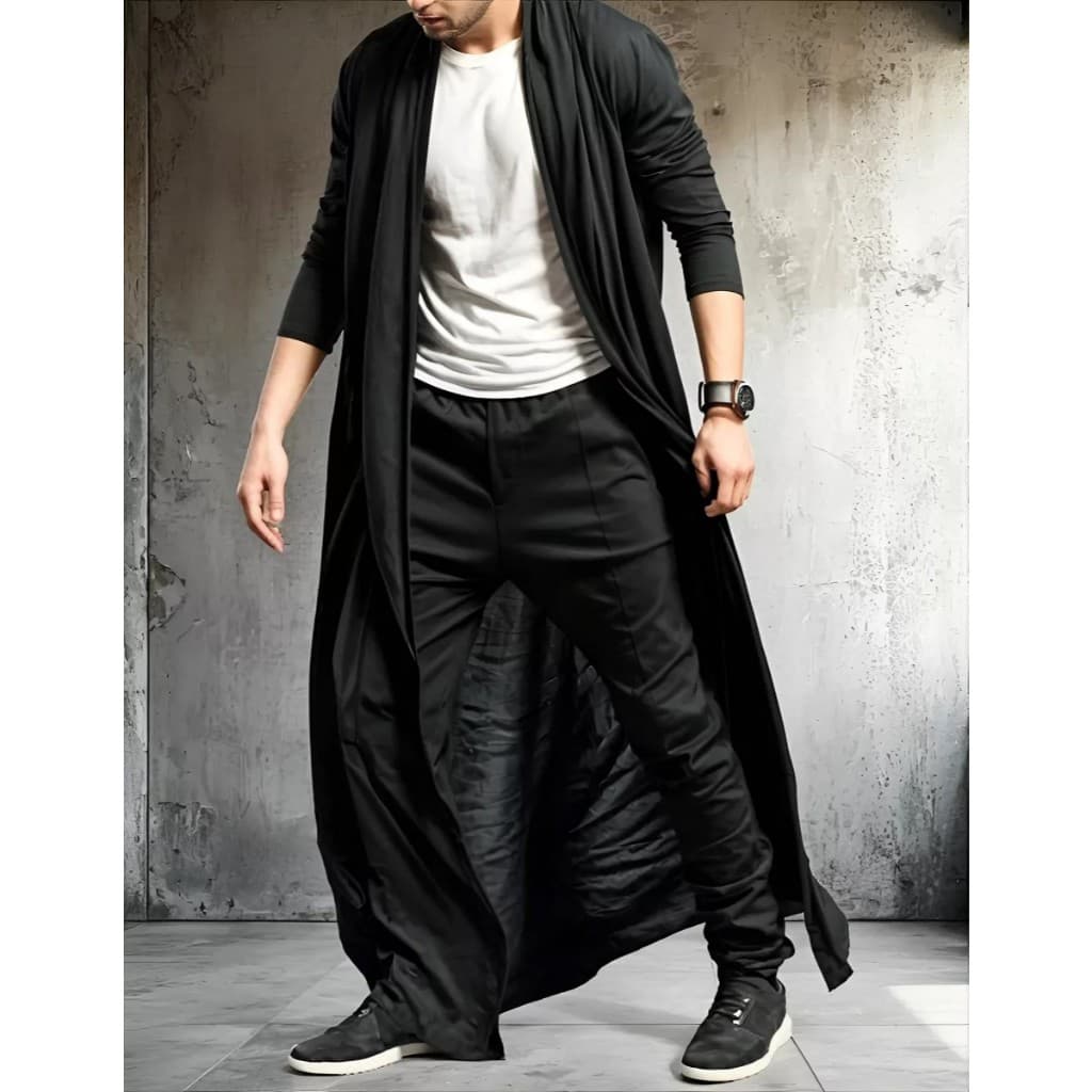 Cardigan Sobretudo Longo Casaco Masculino Sobretudo Boutique