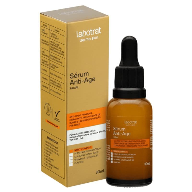 Sérum Anti-Idade Facial Labotrat Dermo Skin 30ml