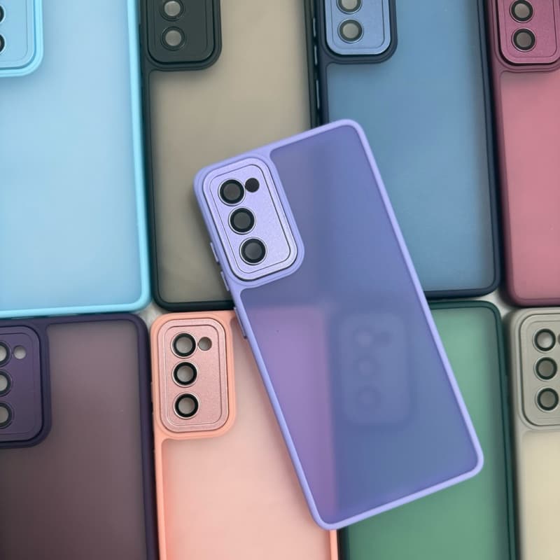 ④capa space fosca Proteção de câmera Samsung S20Fe S21Fe S23Fe S24Fe S23 S23 S24 colorido ORIGINAL premium