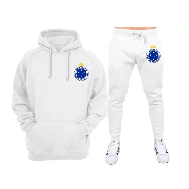 conjunto moletom flanelado unissex de frio lançamento 2025 times brasileiros linha Premium raposa Premium envio rápido.