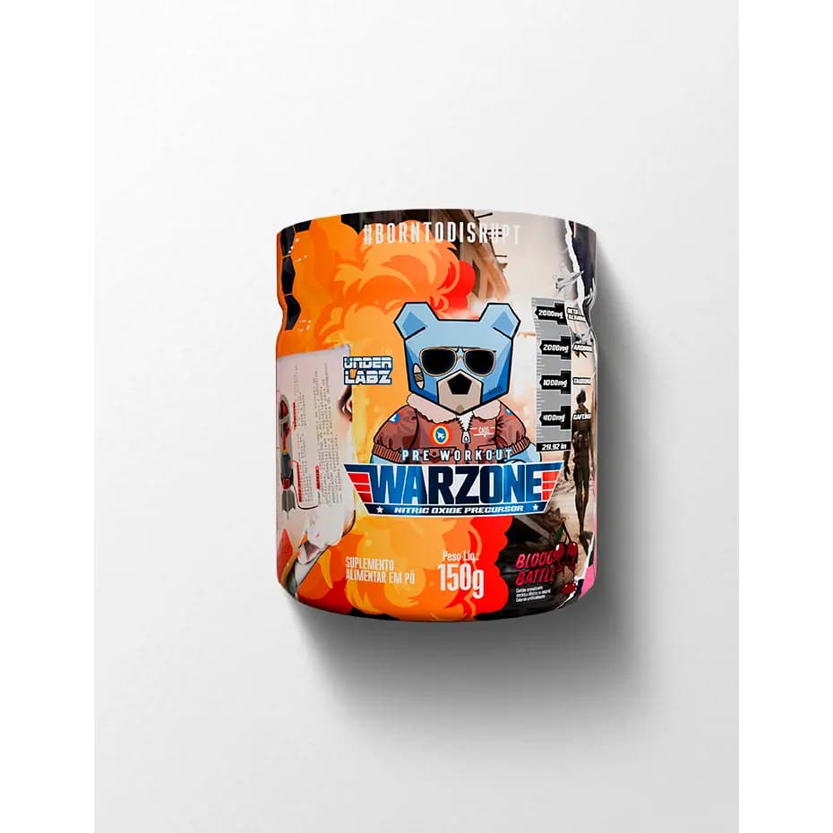 Pré Treino Warzone 150g - Under Labz