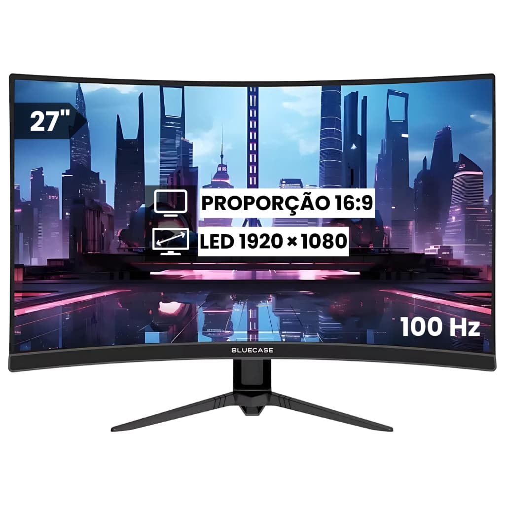 Monitor Gamer Full Hd Para Criadores De Conteudo Com Alto Contraste E Suporte De Montagem Vesa