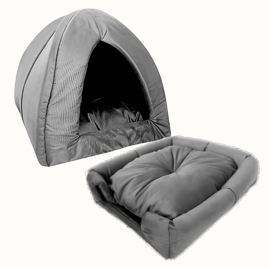 Casa 2 x1 Toca Iglu Grande 45x45 Para Cachorro Caminha Pet Varias Cores