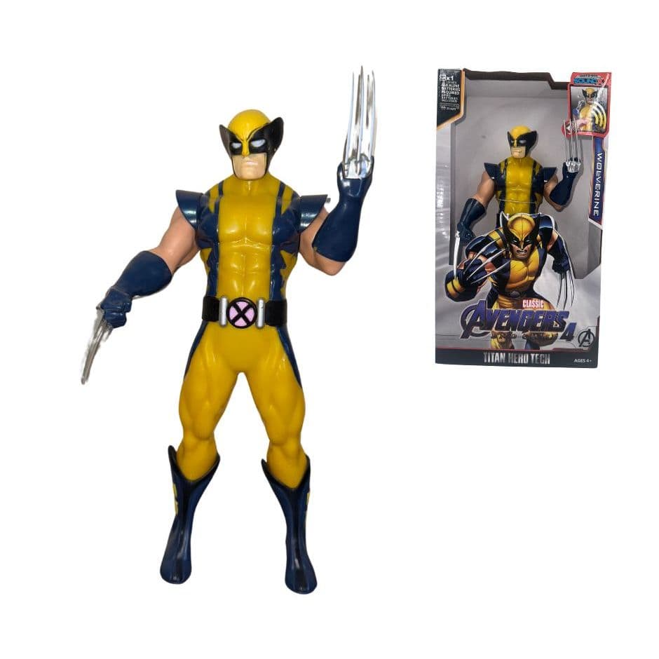 Boneco Wolverine 30 Cm Articulado Com Som Promoção