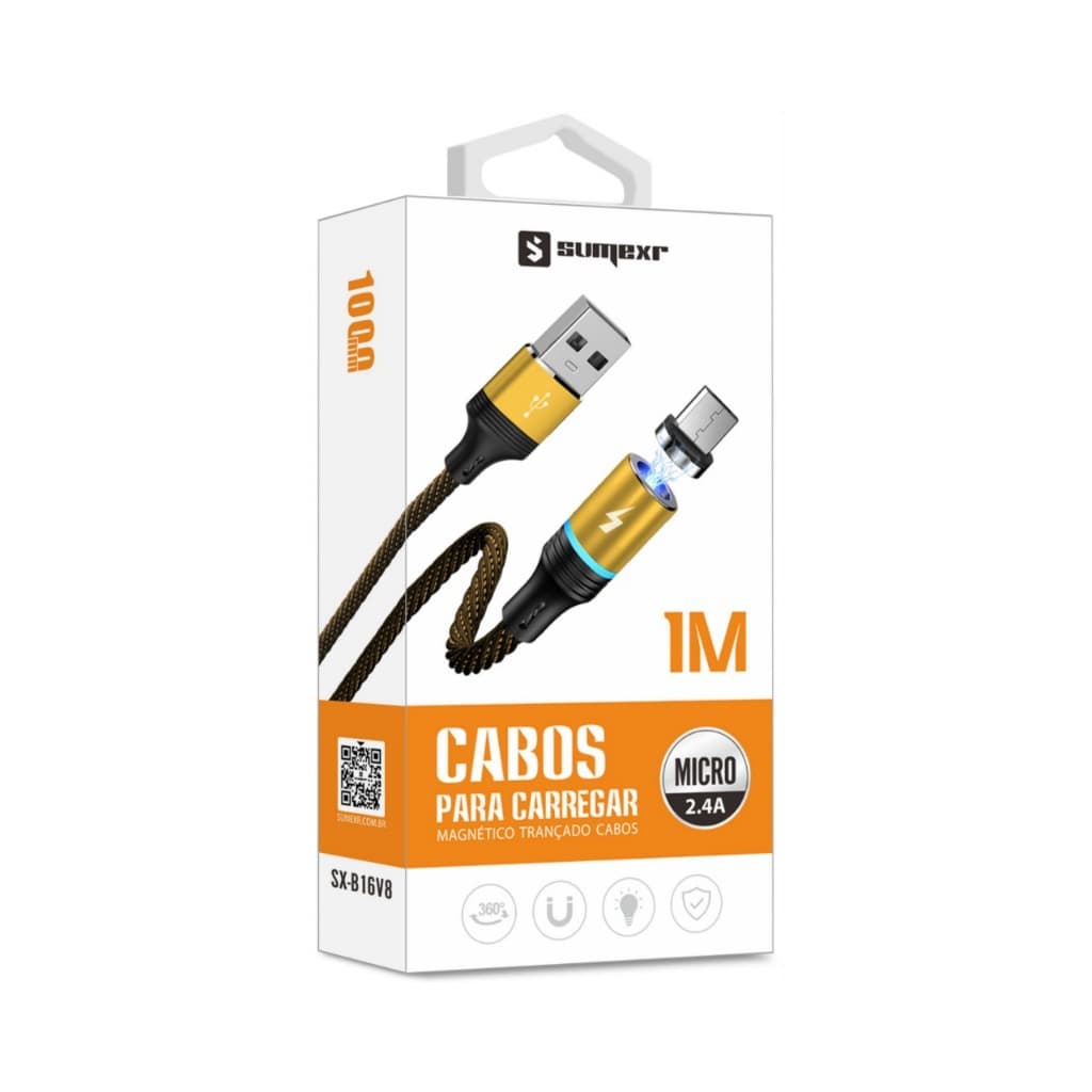Cabo Sumexr 1m Usb Para Motorola, Lenovo A5 , Moto 5, Moto C