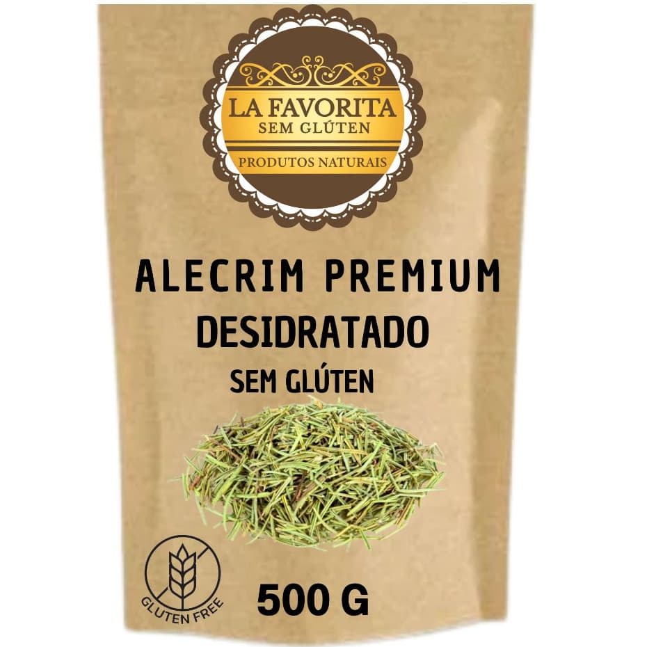 Alecrim Premium Desidratado 100G - 250G - 500G -Sem Glúten - Rosmarinus officinalis