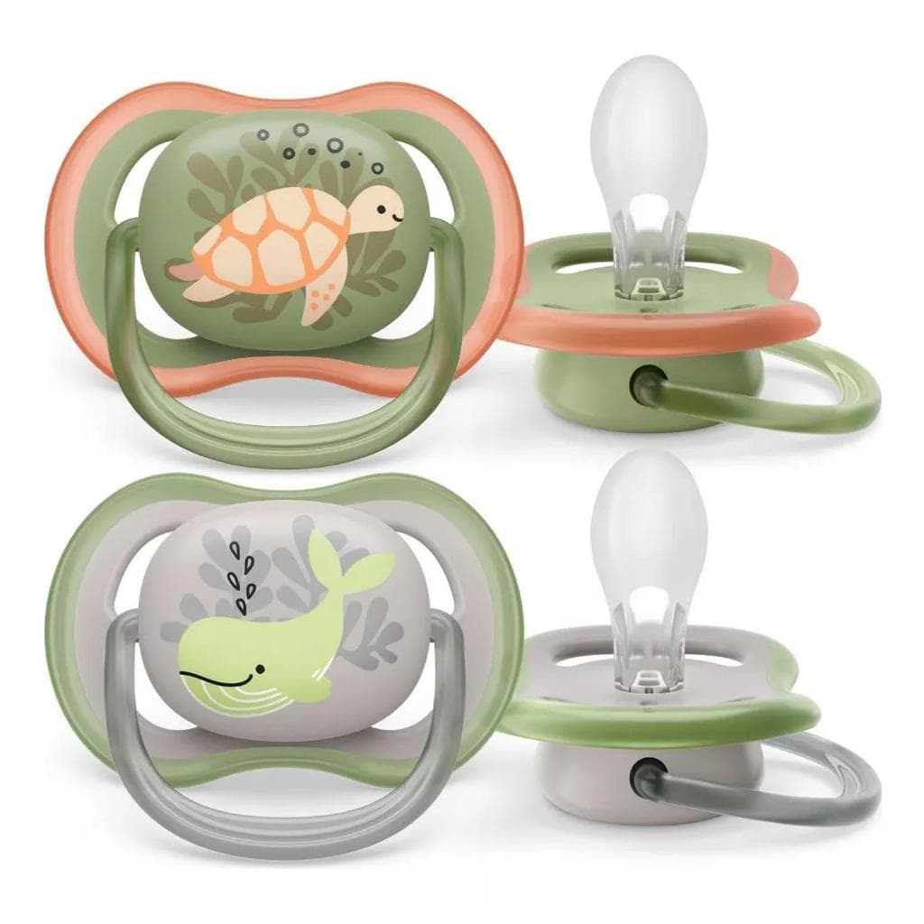 Chupeta Avent Ultra Air Baleia Tartaruga 6-18m Cor Baleia / Tartaruga ENVIO IMEDIATO NOTA FISCAL