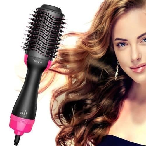 Escova Secadora Profissional 3 em 1 Seca Alisa E Modela Cabelo