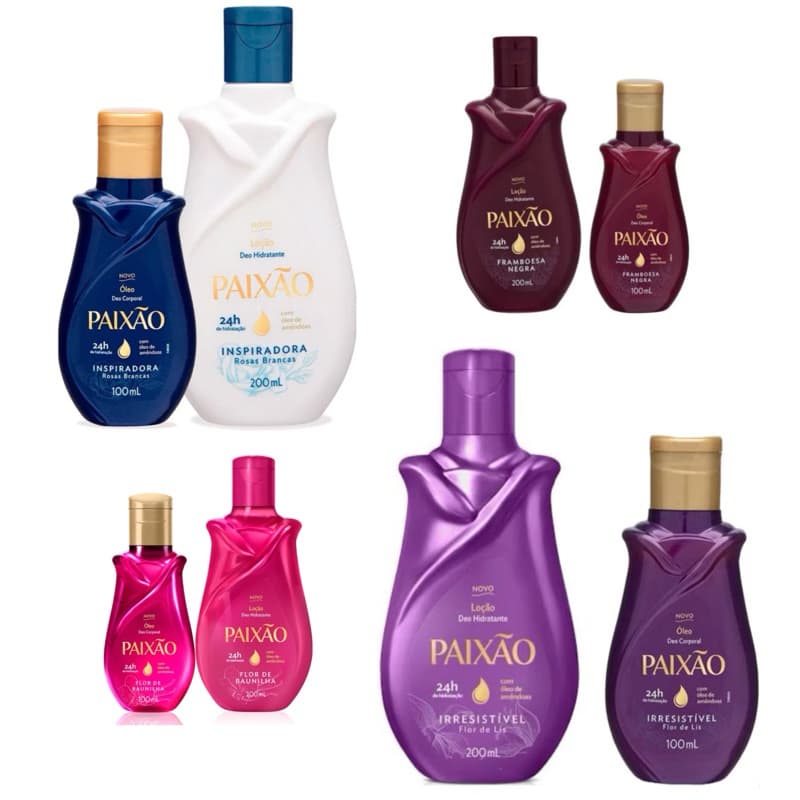 kit Oleo paixão 100ml + Hidratante Paixão 200ml