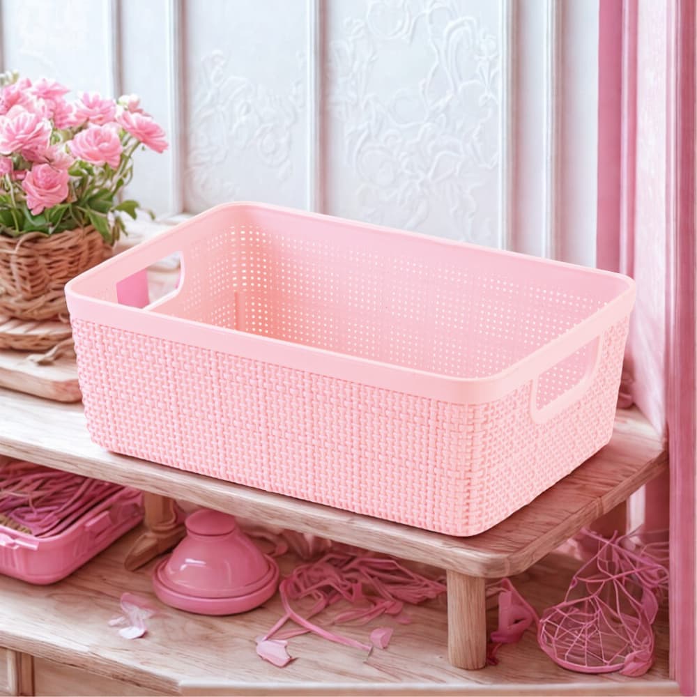 20 Cestos Organizadores Multiuso Decorativo Banheiro Cozinha 1,6 Litros Quarto Armario