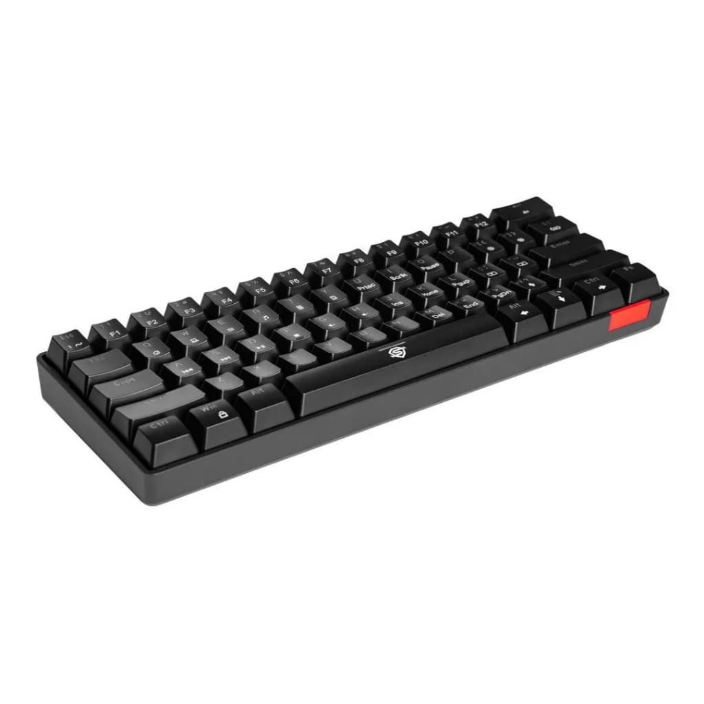 Teclado Gamer Mecânico Compacto Cabo Removível Usb Tipo-c Cor De Teclado Preto Idioma Inglês Us Internacional