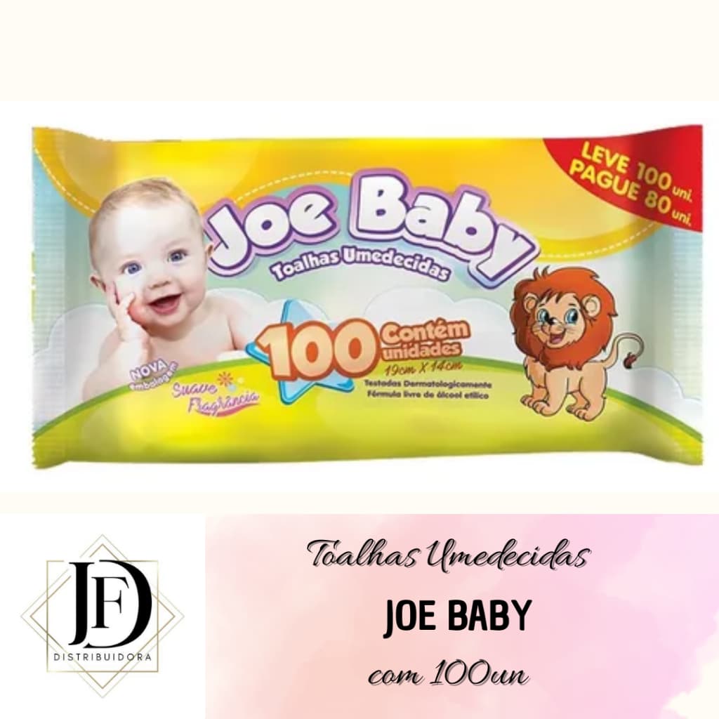Toalhas Umedecidas JOE BABY 100un