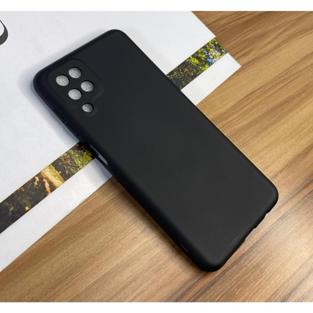 Kit Capinha de Celular - A12 - Samsung Protetora Silicone Aveludado Case Capinha