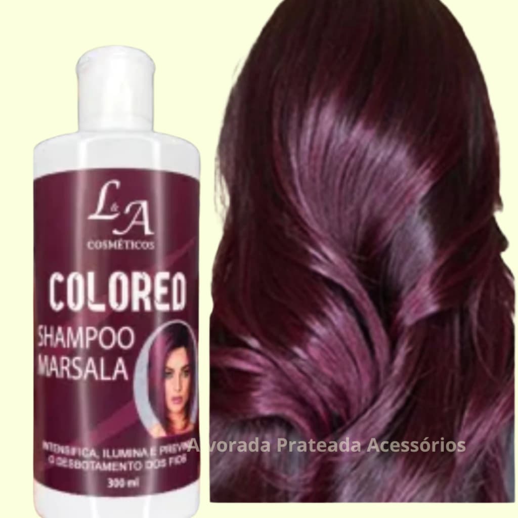 Shampoo Tonalizante LA Marsala Hidratante e Pigmentante
