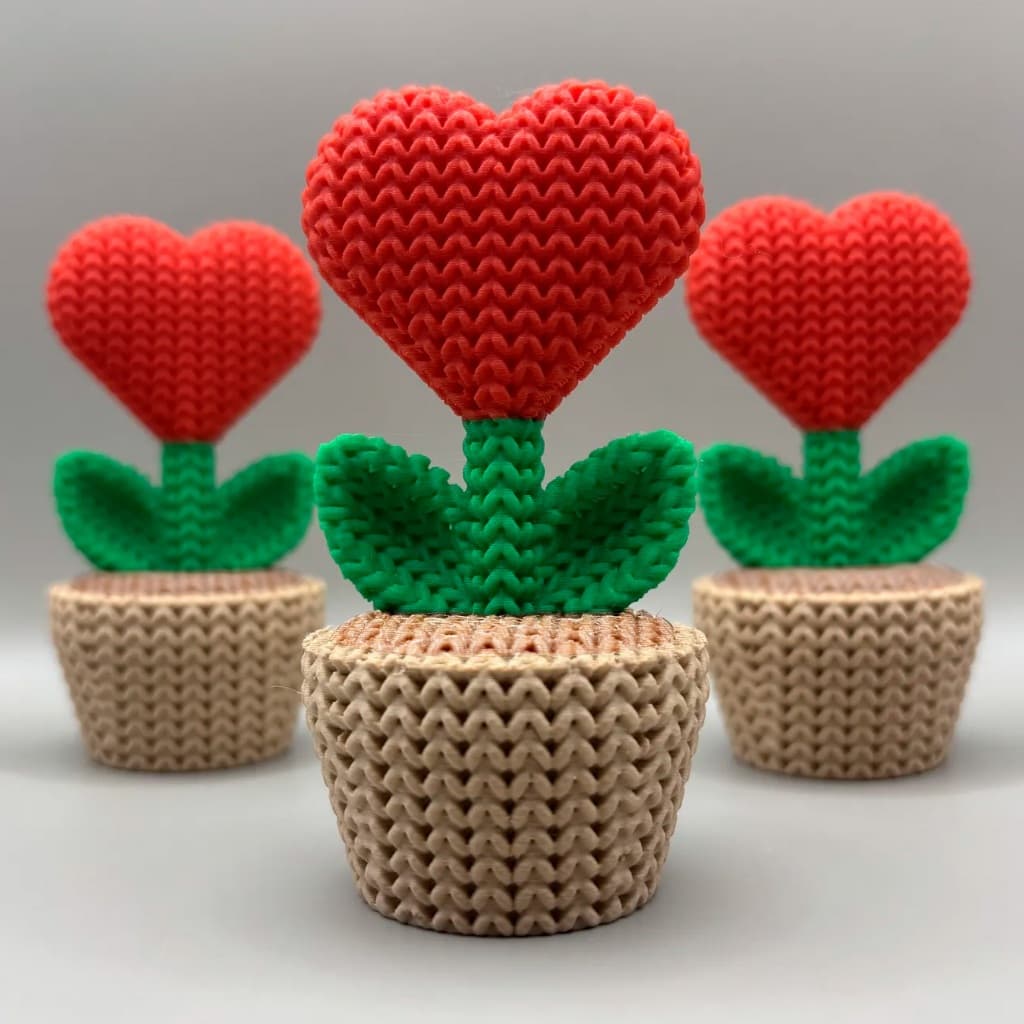 Kit Lembrancinha de Dia das Mães/Dia Da Mulher Estilo Crochê Amigurumi - Presente Criativo