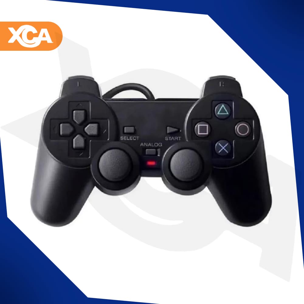 Controle Joystick  Vídeo Game Jogos Com Fio Analógico Diversão Garantida