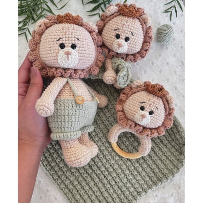 kit naninha de crochê amigurumi