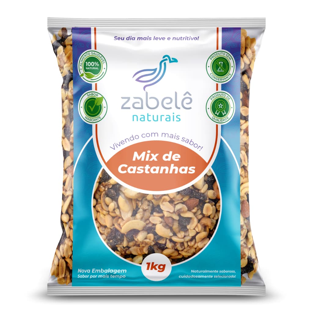 Mix de Castanhas Dieta Saudável- Zabelê Naturais