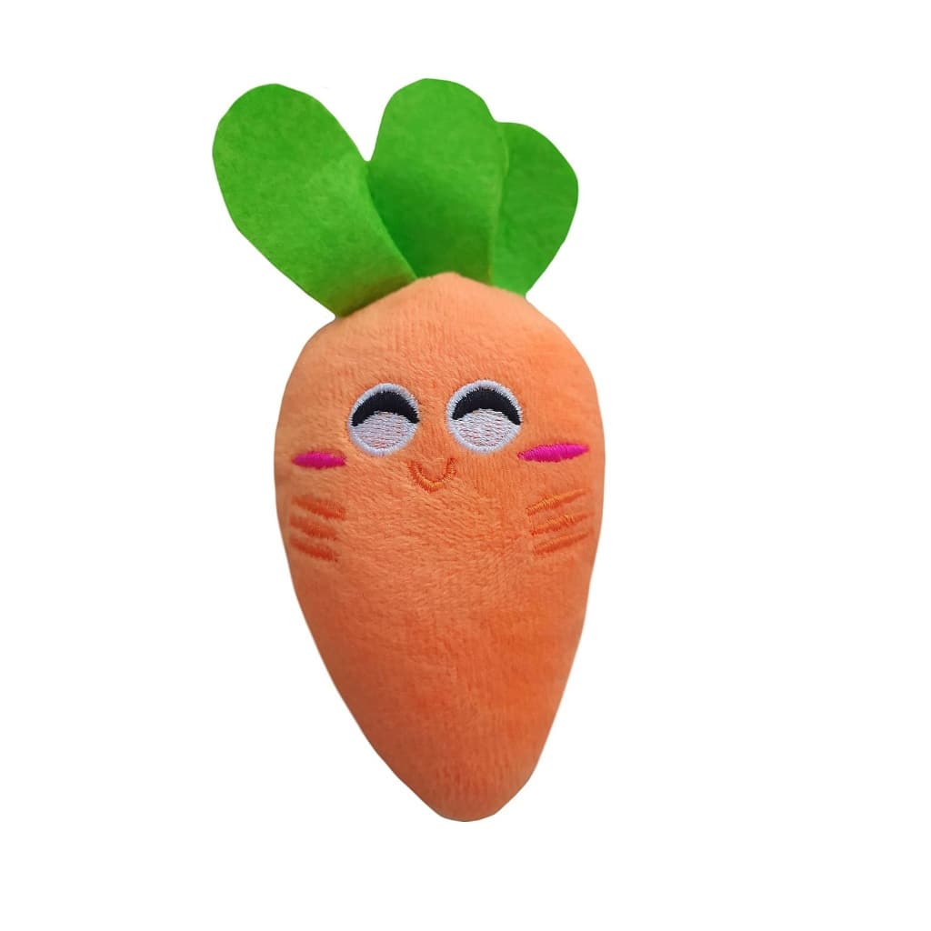 Brinquedo para cachorro cães pequeno porte e filhotes Brinquedo pet Pelúcia Frutas Cenoura Melancia