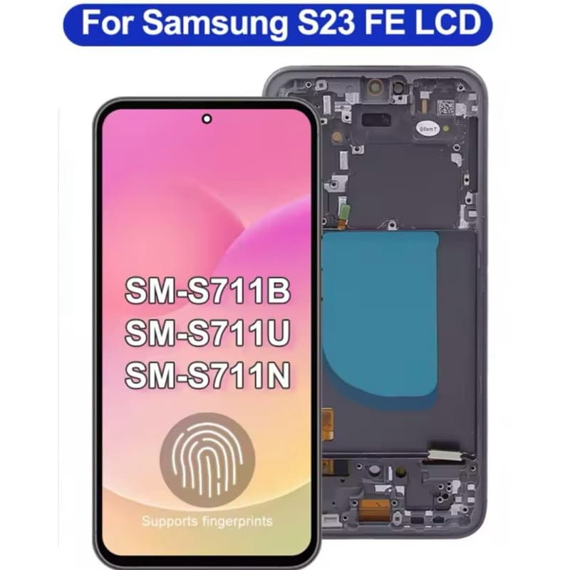 Tela Frontal Touch Pra Samsung Galaxy Samsung S23FE S711 S711B S7110 S711U Original Nacional C/A Pronto Entrega+Película